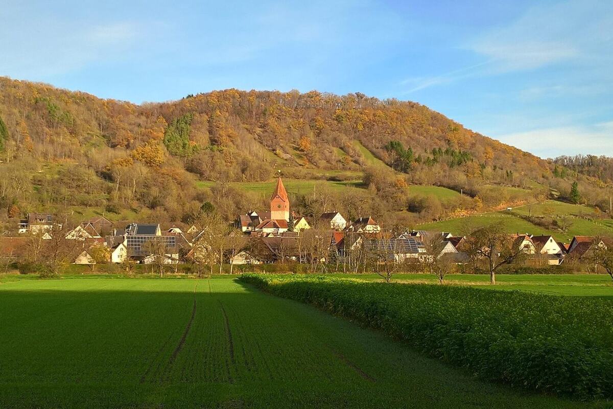 Landappbw 303467 1817 Blick auf Geislingen Geislingen am Kocher (Untermünkheim)
